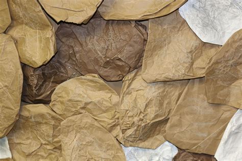 fake rocks from paper bags|making rocks out of paper.